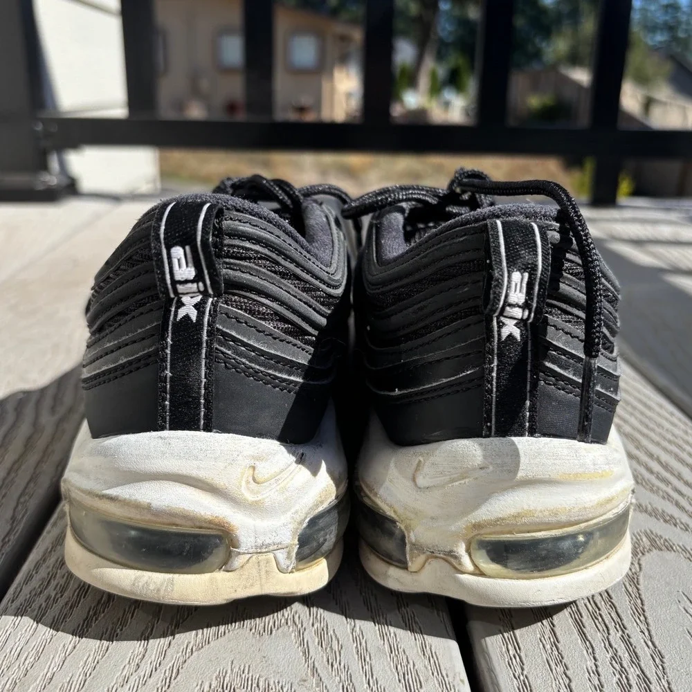 Nike Air Max 97 Black Retro Running Shoes Sneakers‎ 921826-001 Men's Size 11